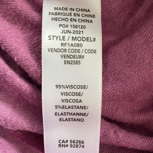 Splendid Journey Jogger Pants in Bordeaux Tie Dye NWT Size M - Picture 8 of 9